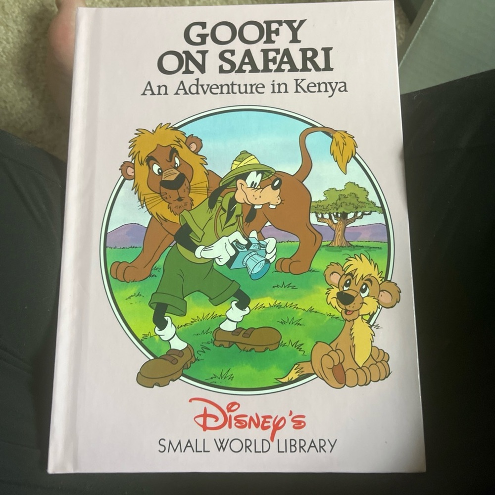 Goofy on Safari Book: An Adventure in Kenya - Disney’s small book library